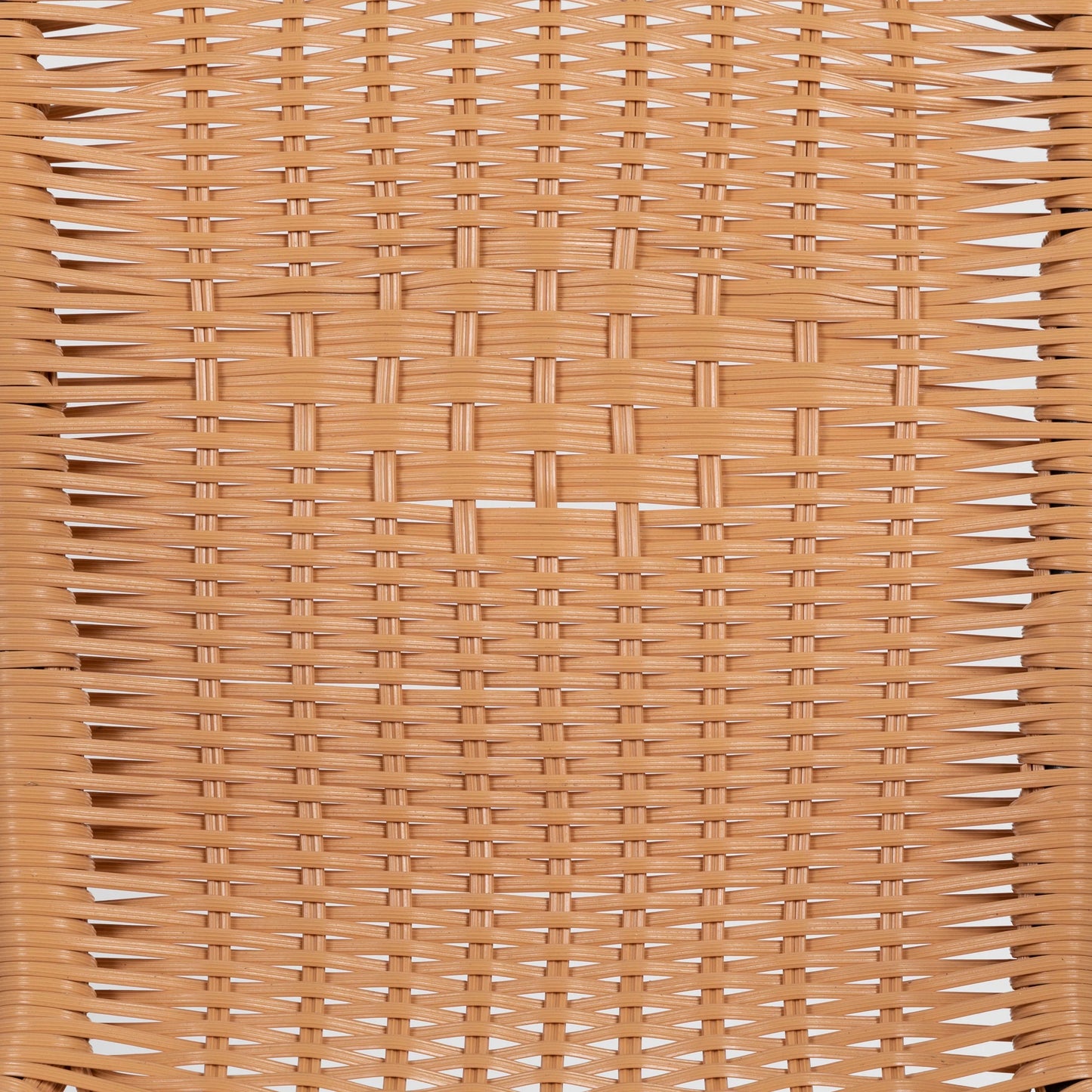 Emma + Oliver Indoor/Outdoor Stacking Rattan Restaurant Patio Chairs, Set of 2, Gray