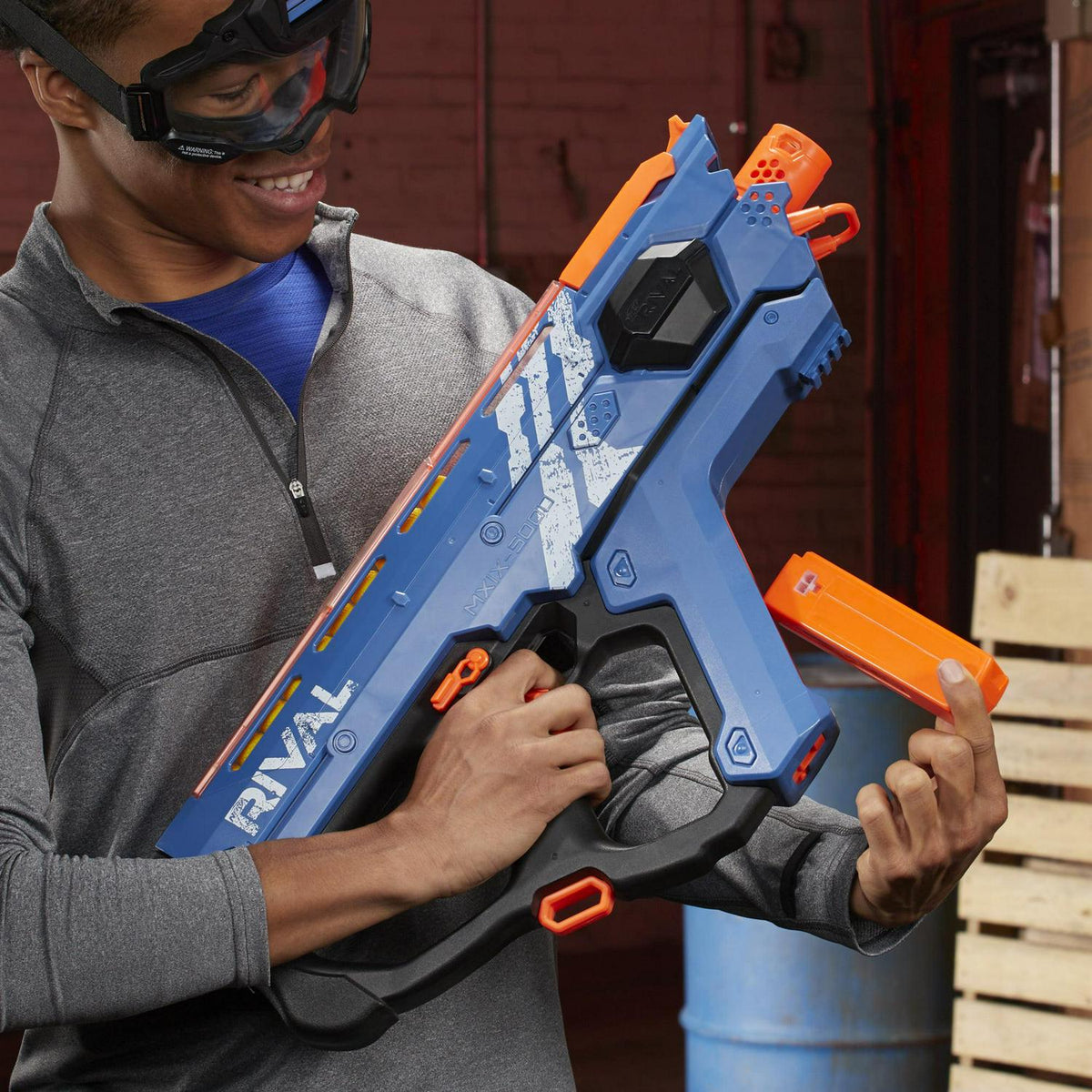 Nerf Perses MXIX-5000 Rival Motorized Blaster (Blue)