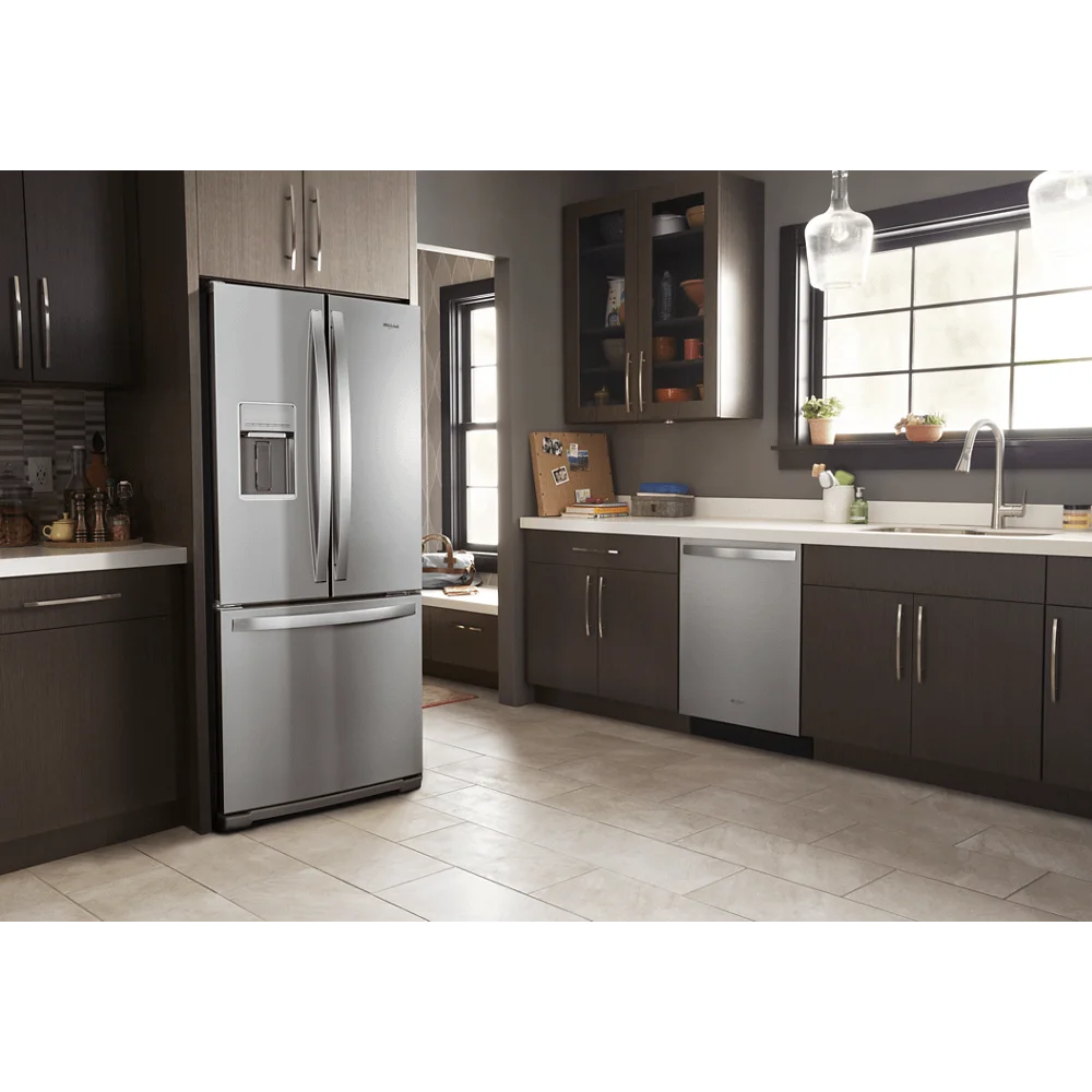 Whirlpool Wrf560seh 30" Wide 19.7 Cu. Ft. French Door Refrigerator - Stainless Steel