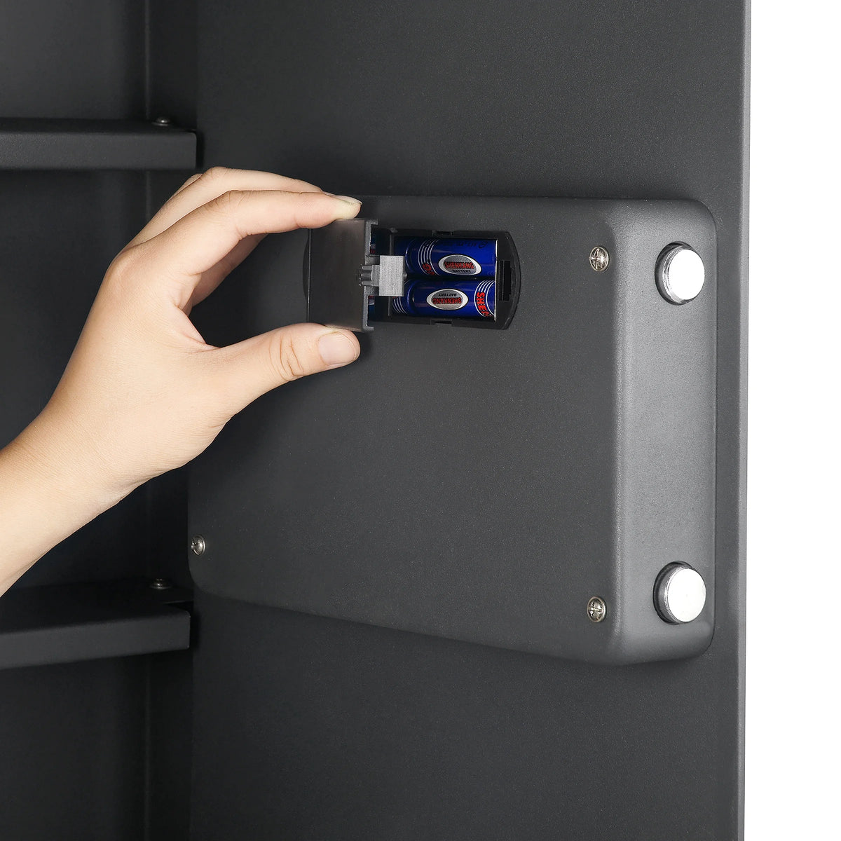 Paragon Lock & Safe 7725 Superior Wall Safe, Electronic and Key Lock Wall Safe for Jewelry Security