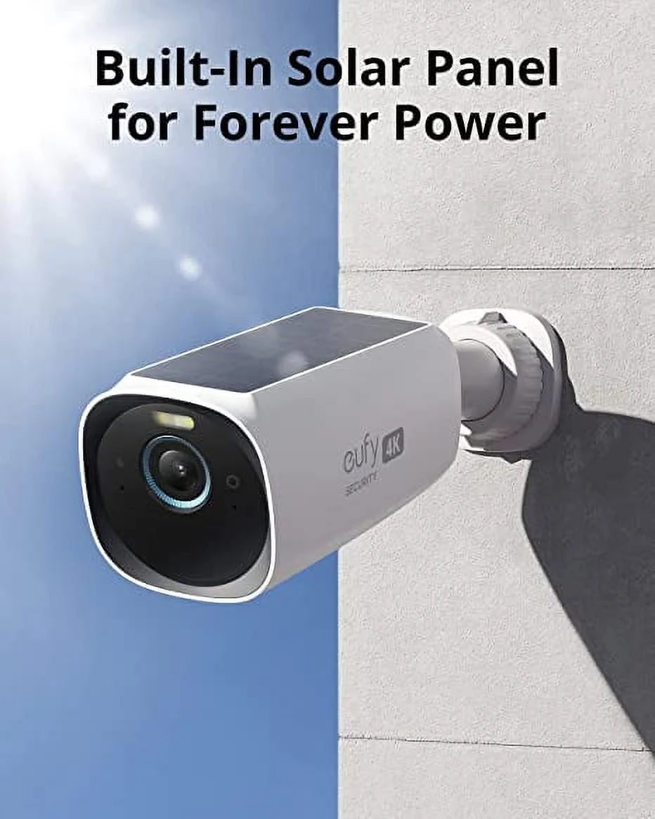 Eufy eufyCam 3 S330 Outdoor 4K Network Camera, Color, White