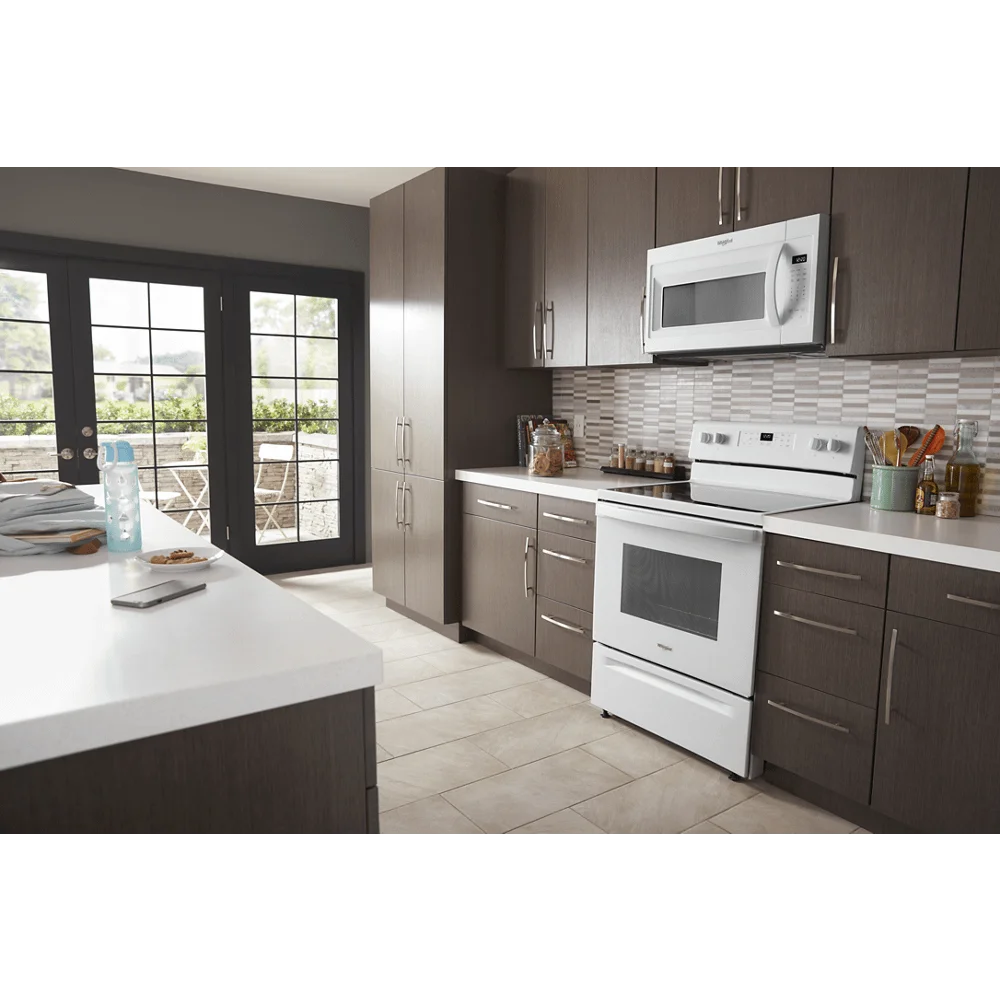 Whirlpool 1.7 Cu. Ft. Microwave Hood Combination Black