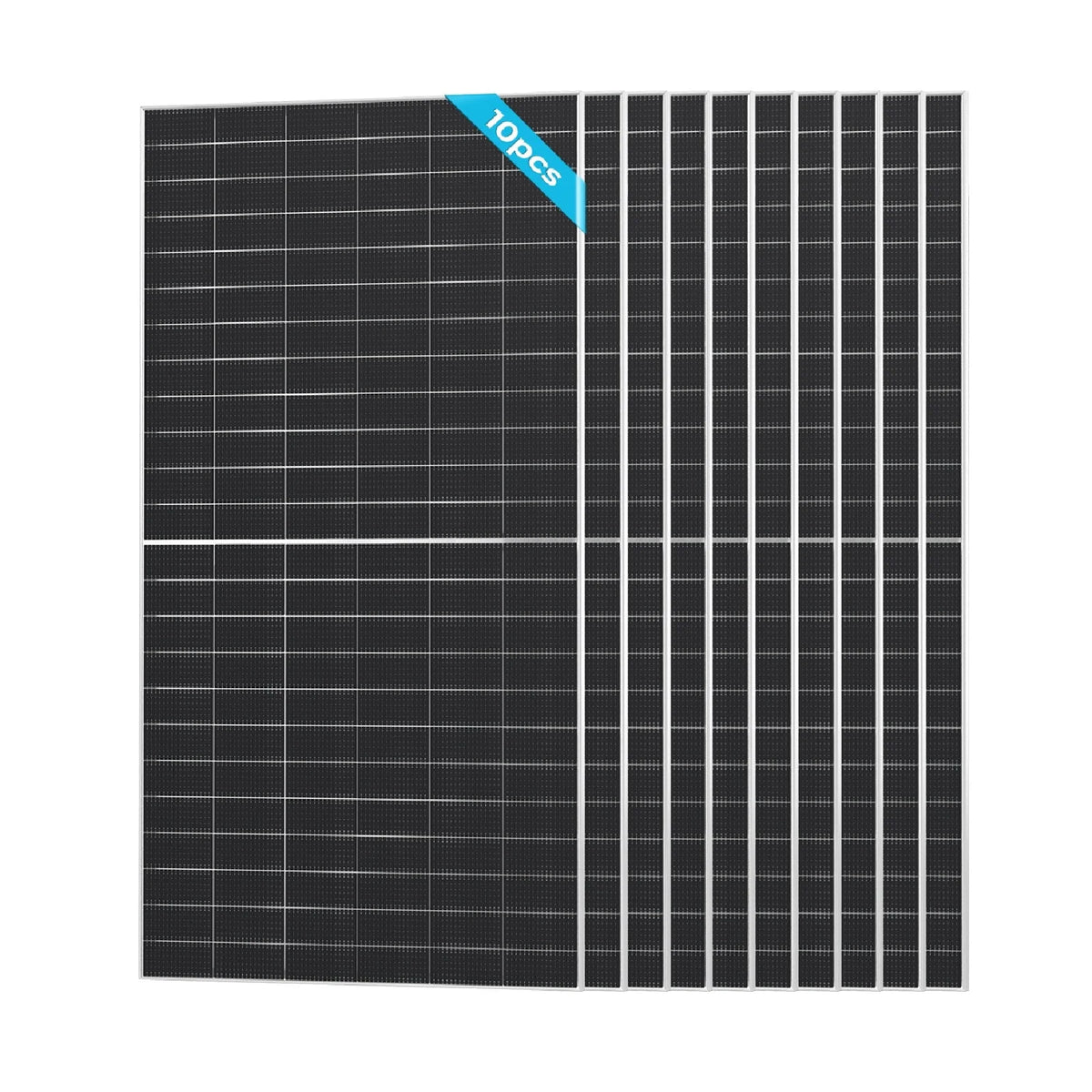 Renogy 4pcs 590 Watt Solar Panel, 12V/24V Bifacial N-Type Monocrystalline Solar Panel for Homes Roof RV Boat Camping