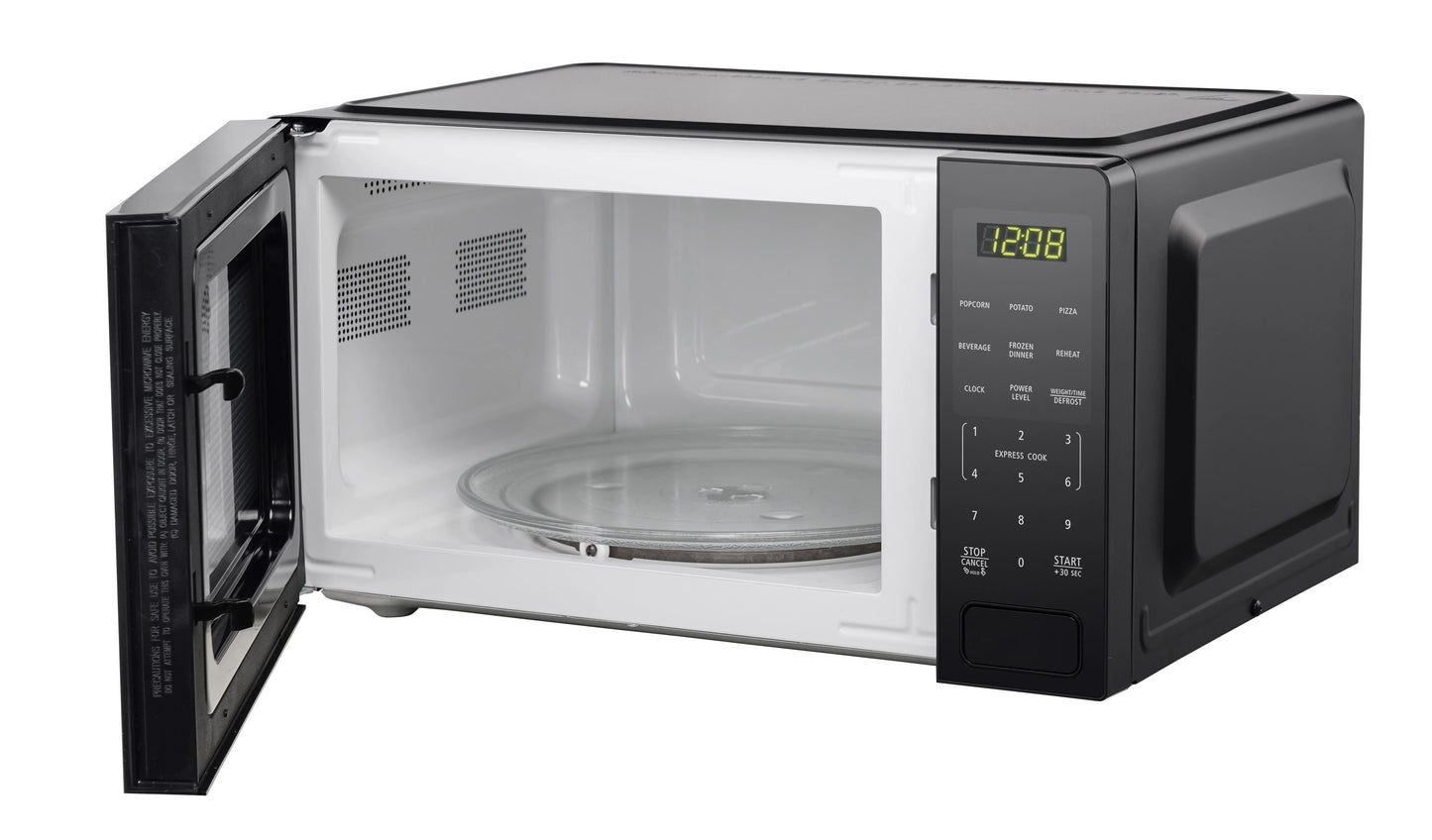 Mainstays 1.1 Cu ft Countertop Microwave Oven, 1000 Watts, Black