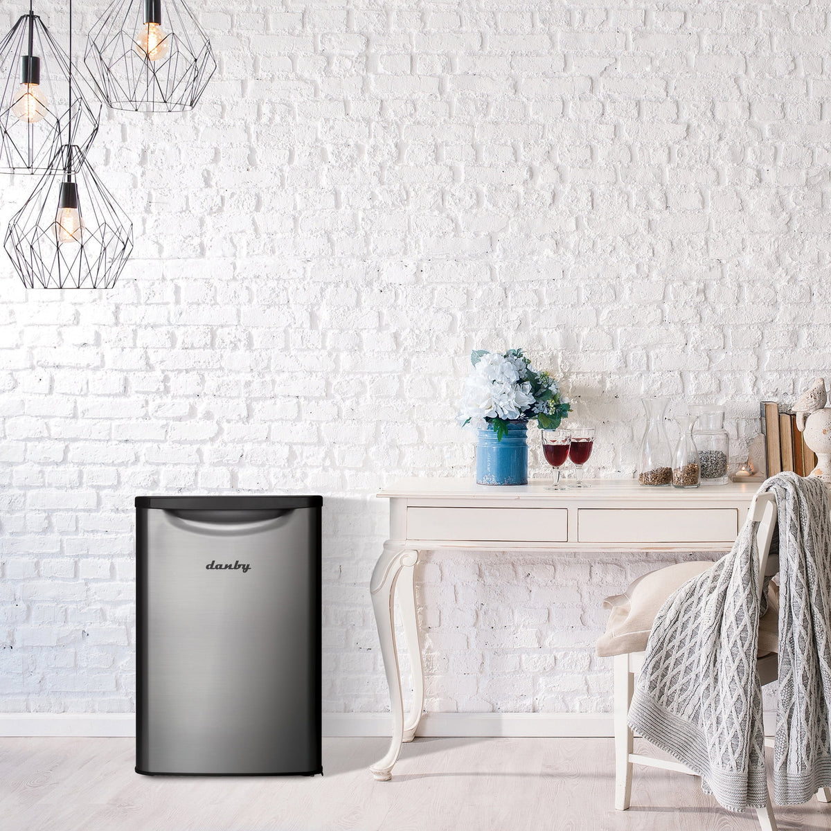Danby 2.6 cu. ft. Compact Fridge in Stainless Steel (DAR026A2BSLDB)