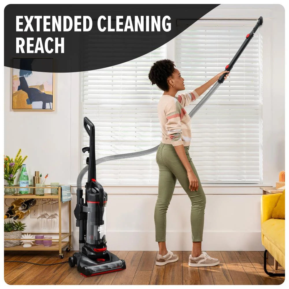 Dirt Devil 147893 Multi Surface Total Pet Plus Upright Bagless Vacuum Cleaner Machine, Black