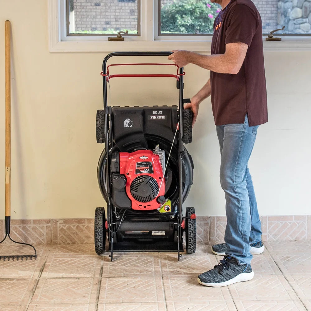 Black Max 21" Self-Propelled Walk-Behind Mower with 150cc 625 Series Briggs and Stratton Engine