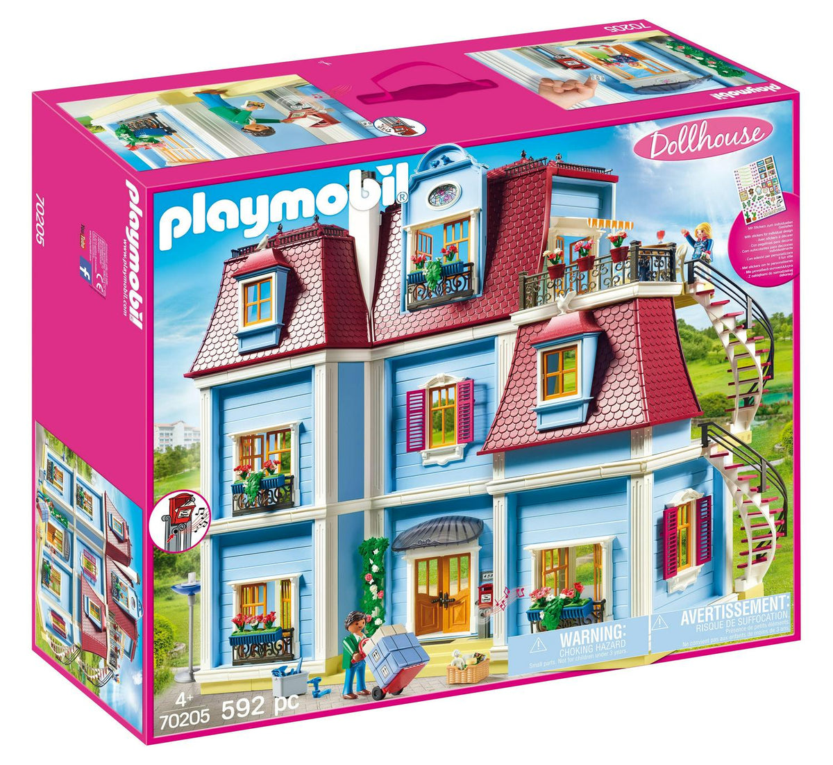 Playmobil Large Dollhouse. Recommended for ages 4 years and up