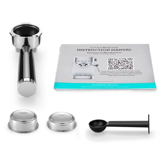 CASABREWS 3700 Essential 20-Bar Espresso Machine and Coffee Maker, Stainless Steel