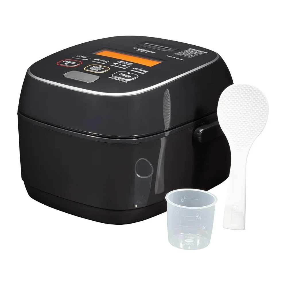 Zojirushi NW-JEC10BA 5.5-Cup Capacity Pressure Induction Heating Rice Cooker and Warmer (Black)