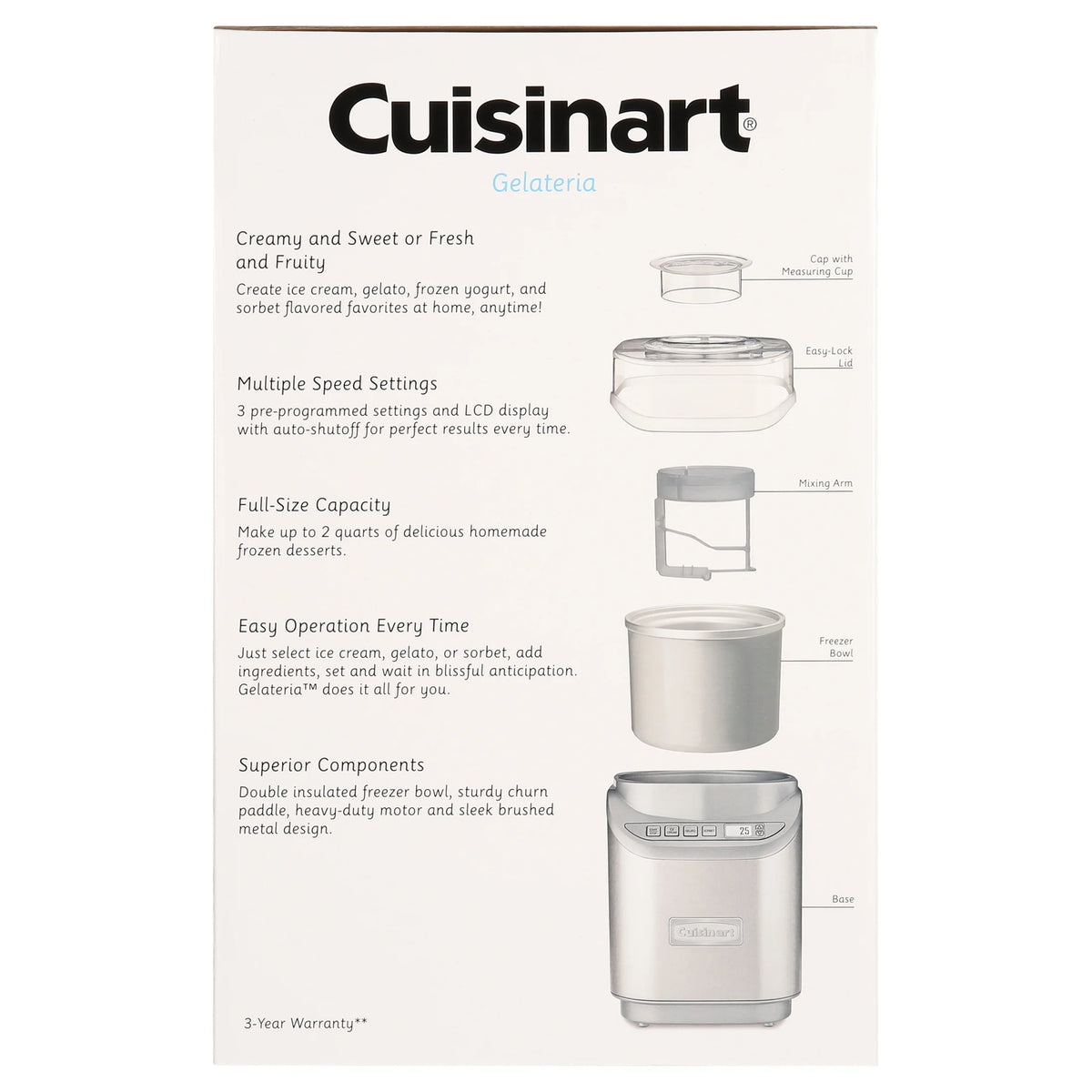 Cuisinart Ice Cream/Yogurt Makers Cool Creations? Ice Cream Maker