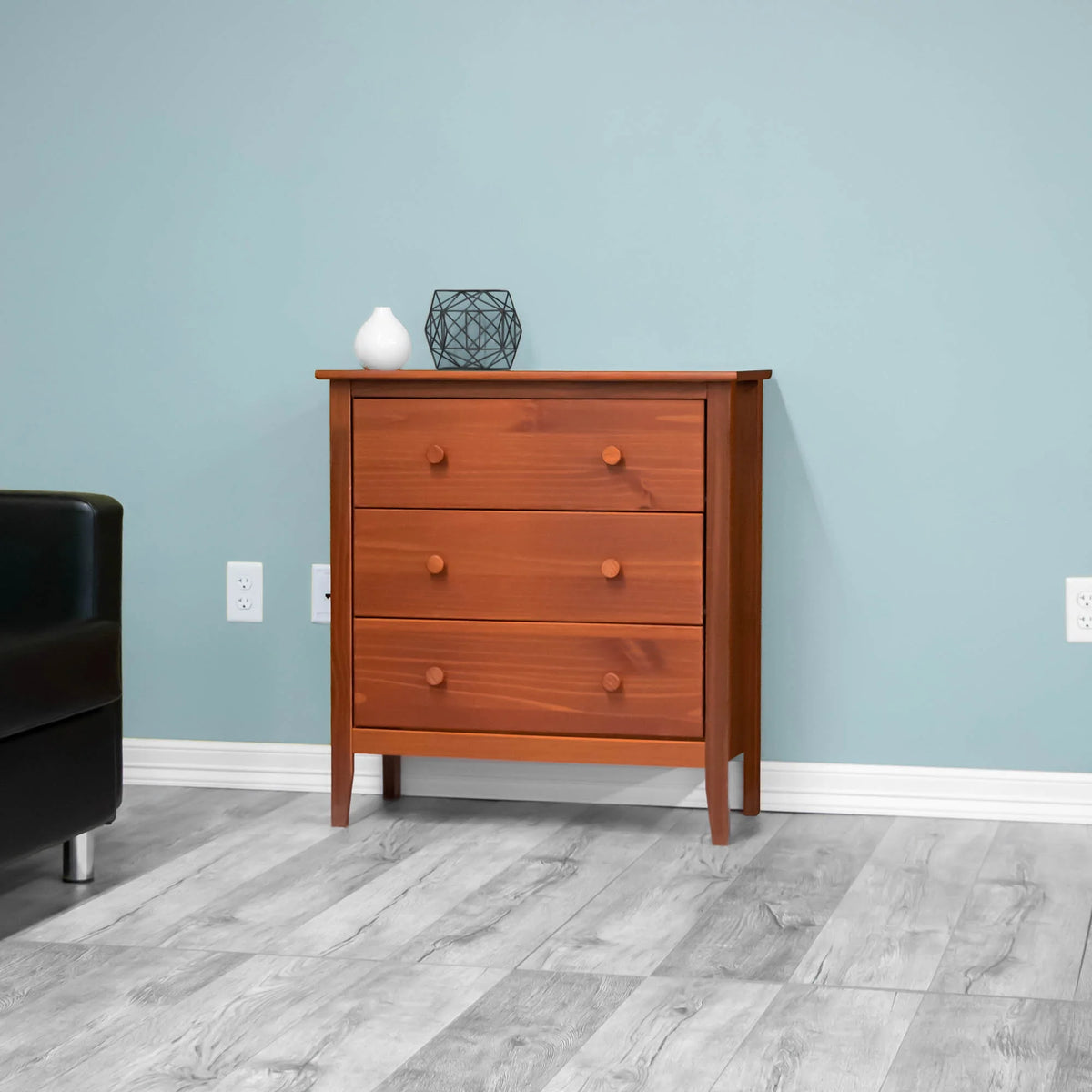 Adeptus Solid Wood Easy Pieces 4 Drawer Chest of Drawers - White