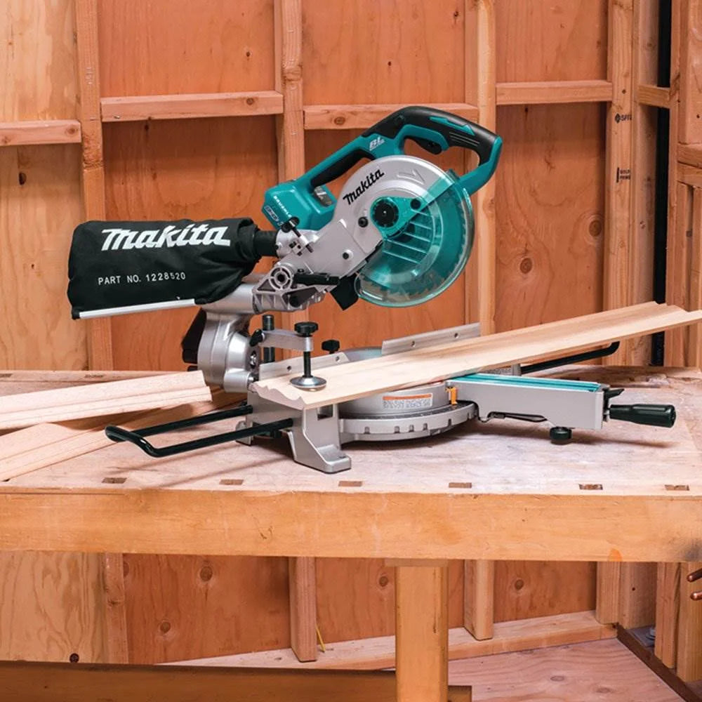 Makita XSL02Z X2 LXT Brushless Cordless 7.5-inch Dual Slide Compound Miter Saw