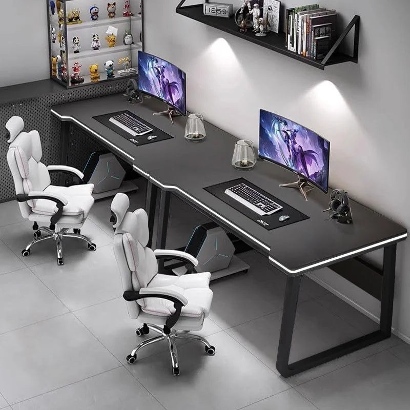 WXJHL Gaming Desk Computer Writing Table Student Art Modren Simple Style PC Wood Suitable Portable Desk for Home, Office,Bedroom��39.3''*19.6''White��