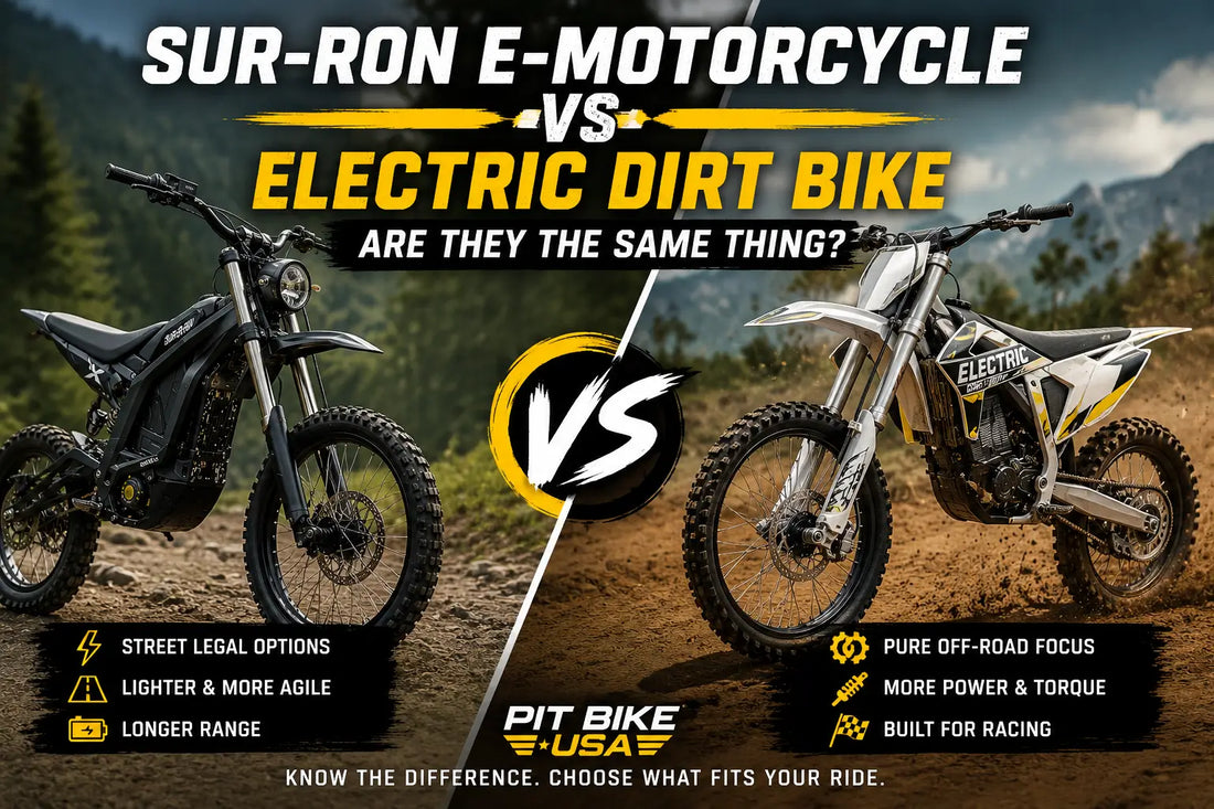 Sur-Ron E-Motorcycle vs Electric Dirt Bike: Are They the Same Thing?