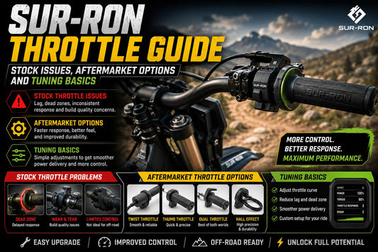 Sur-Ron Throttle Guide: Stock Issues, Aftermarket Options and Tuning Basics