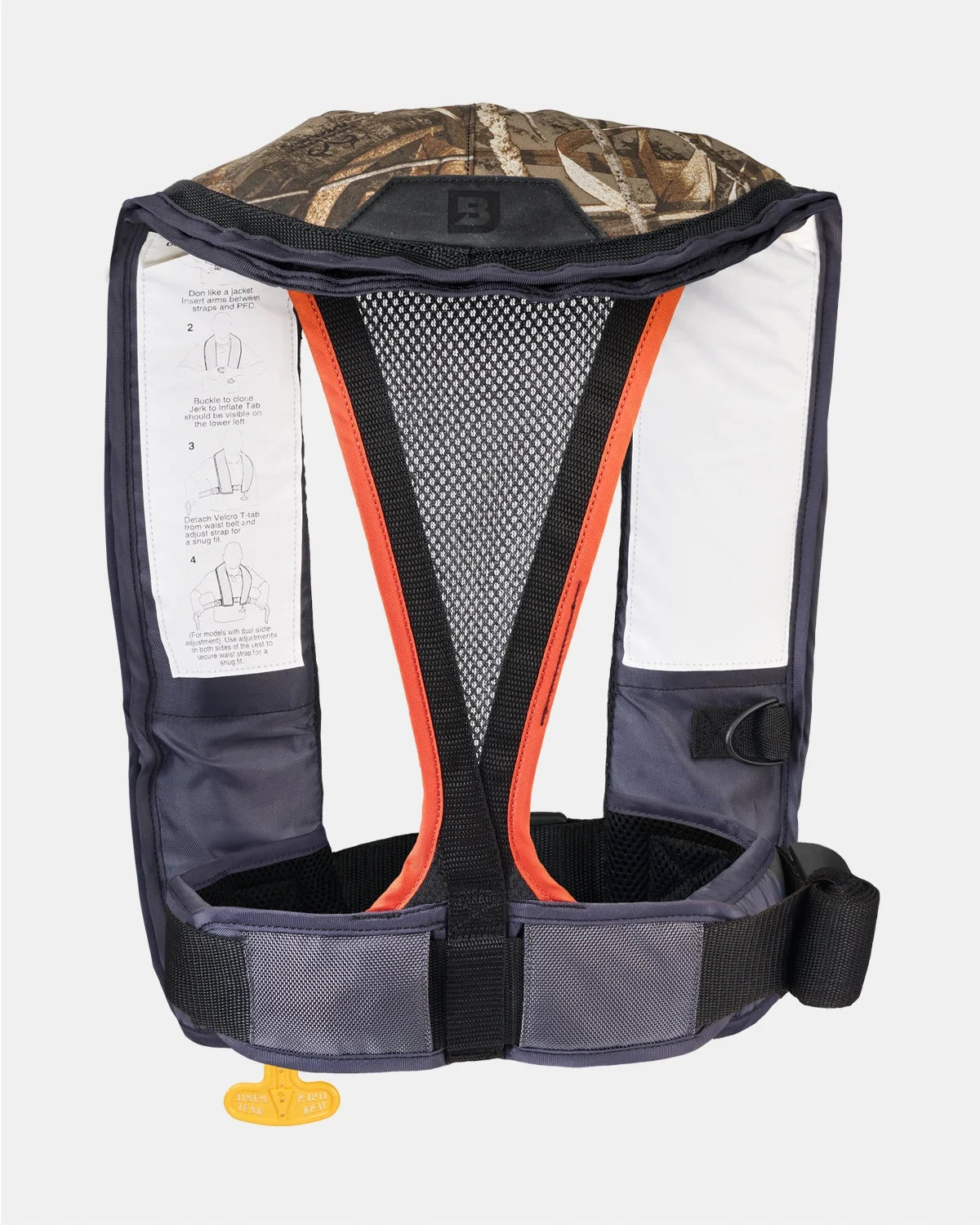 Bluestorm Gear Atmos 40 Automatic/Manual Inflatable PFD Life Jacket for Adults | US Coast Guard Approved (Realtree Max5 Camo)