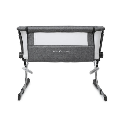 Baby Delight Beside Me Dreamer Bassinet &amp; Bedside Sleeper. Charcoal Tweed. Ages 0-5 Months (Unisex)