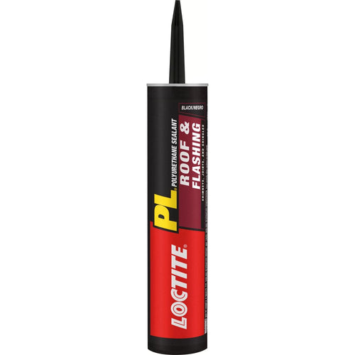 (12 pack) Loctite Pl Polyurethane Sealant Roof and Flashing. Pack of 1. Black 10 fl oz Cartridge