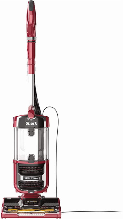 Shark Navigator Upright Vacuum with Lift-Away, Zero-M Anti-Hair Wrap Technology, Anti-Allergen  HEPA Filter and Swivel Steering (ZU561), Red Peony