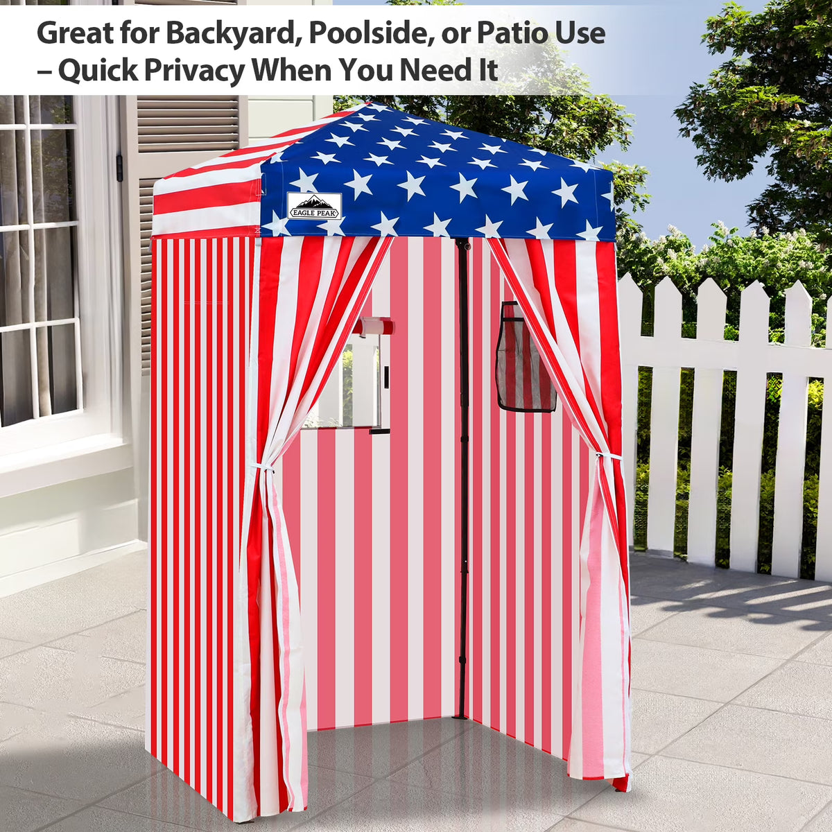 EAGLE PEAK Flex Ultra Compact 4 ft x 4 ft Pop-up Changing Room Canopy, Portable Privacy Cabana