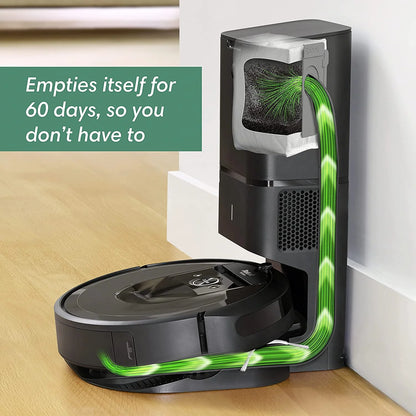 iRobot i755020 Roomba i7 plus Wi-Fi Connected Robot Vacuum with Automatic Dirt Disposal (7550)