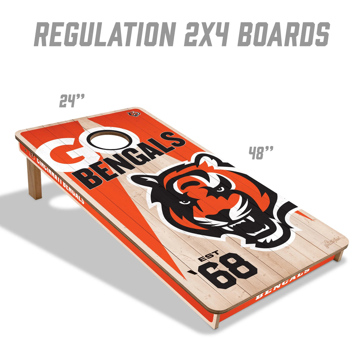 YouTheFan NFL Buffalo Bills 2' x 4' Cornhole Game