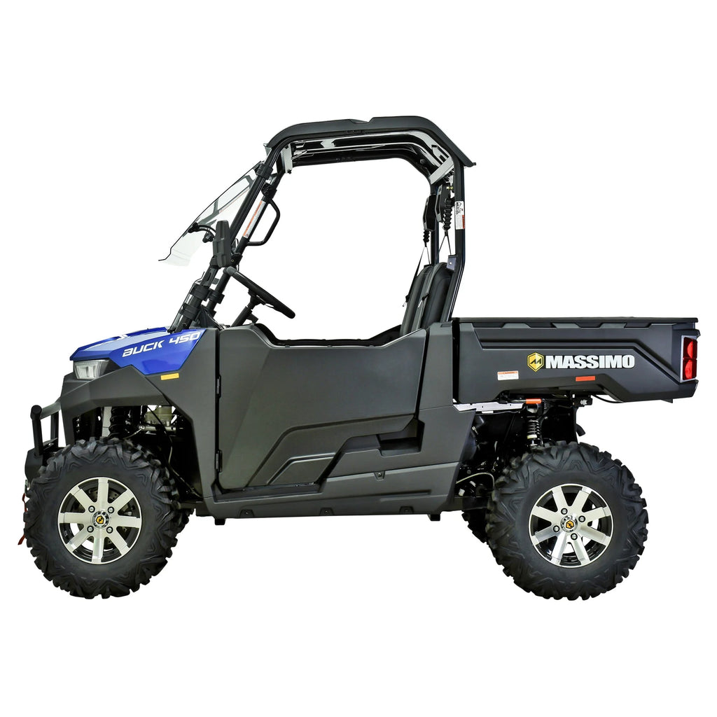 Massimo Buck 450 Side by Side UTV, EFI, 4 Stroke, 325cc, 25.5 HP, 4X4, 3000lb Winch - Red