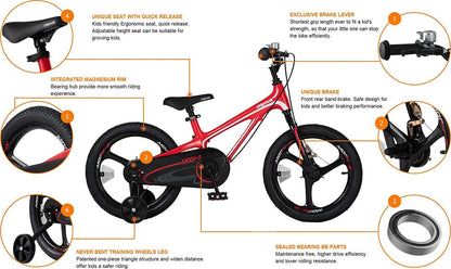 Royalbaby Moon5 18 Inch Kids Bike Red