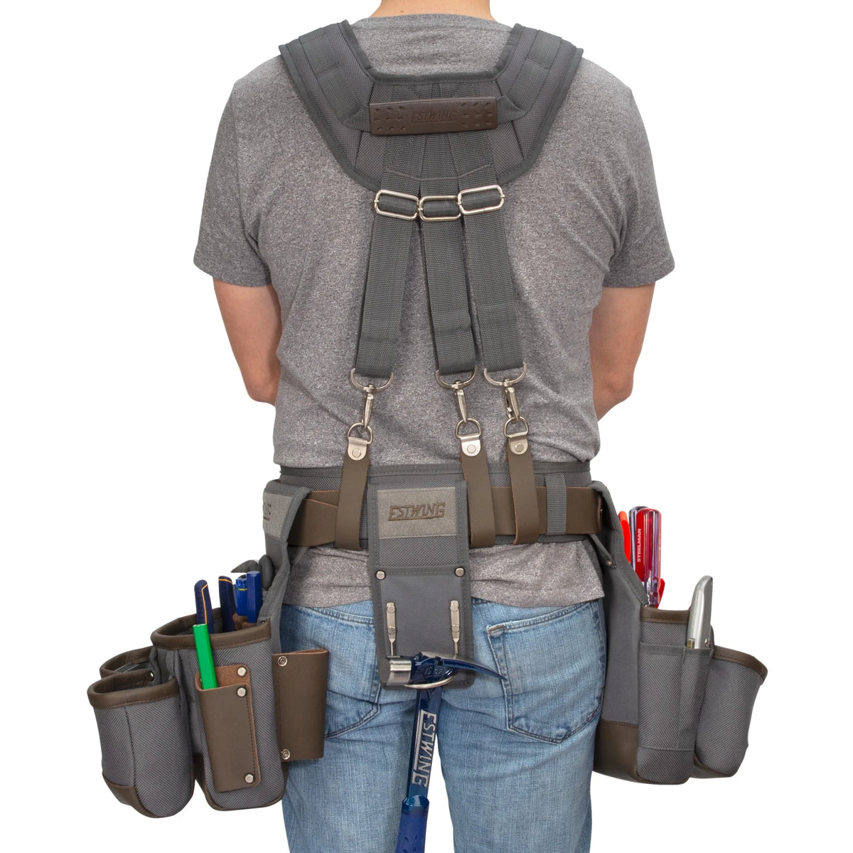 Estwing 94745 15-Pocket Framer's Tool Pouch Apron Set