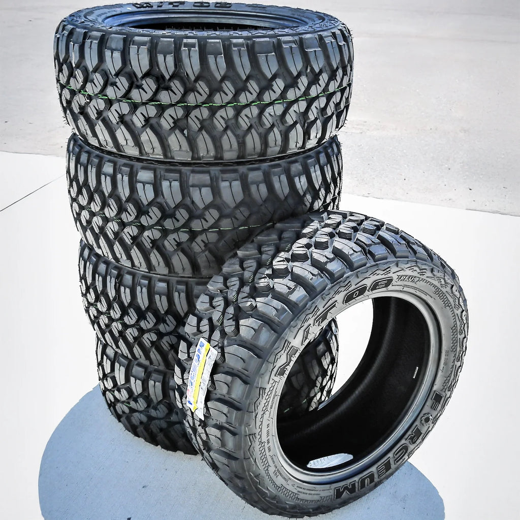 Set of 4 Forceum M/T 08 Plus 235/75R15 104/101Q C 6 Ply mud Light Truck Tires