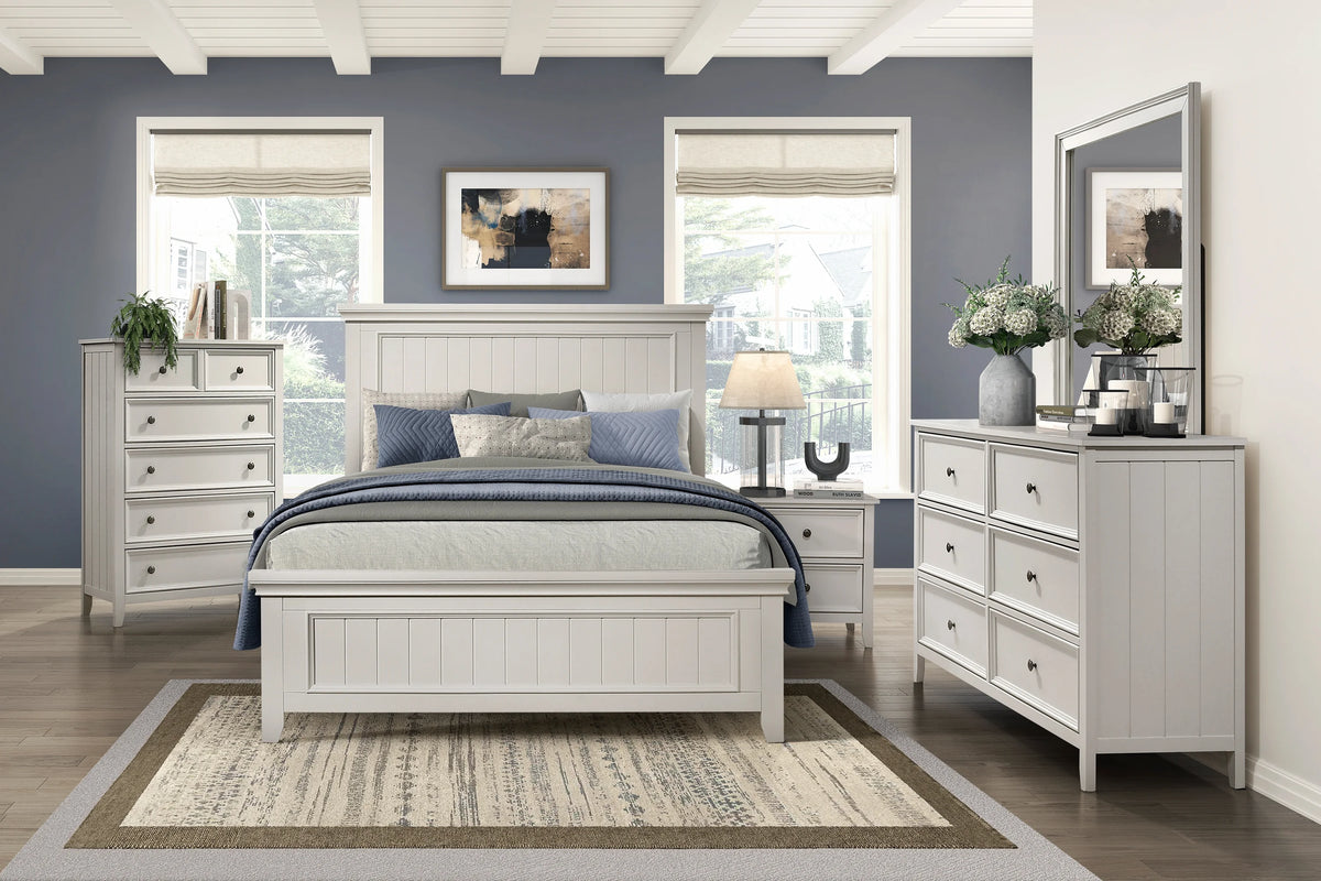 DreamBuck Queen Size Bed Frame, Platform Bed Frame with Headboard, Queen Size Bed Frame with Strong Wooden Slats, Queen Frame for Teens, Adults, Modern Bed Frame for Bedroom, No Box Spring Needed