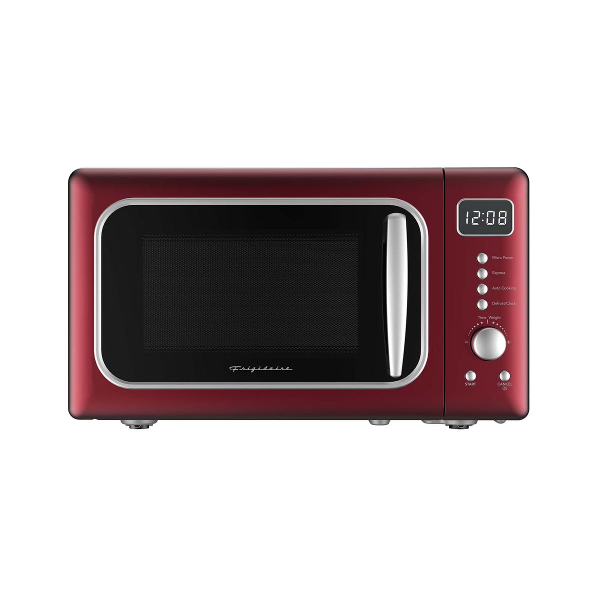Frigidaire 0.7 Cu. Ft. Retro Countertop Microwave Oven, Black and Gold