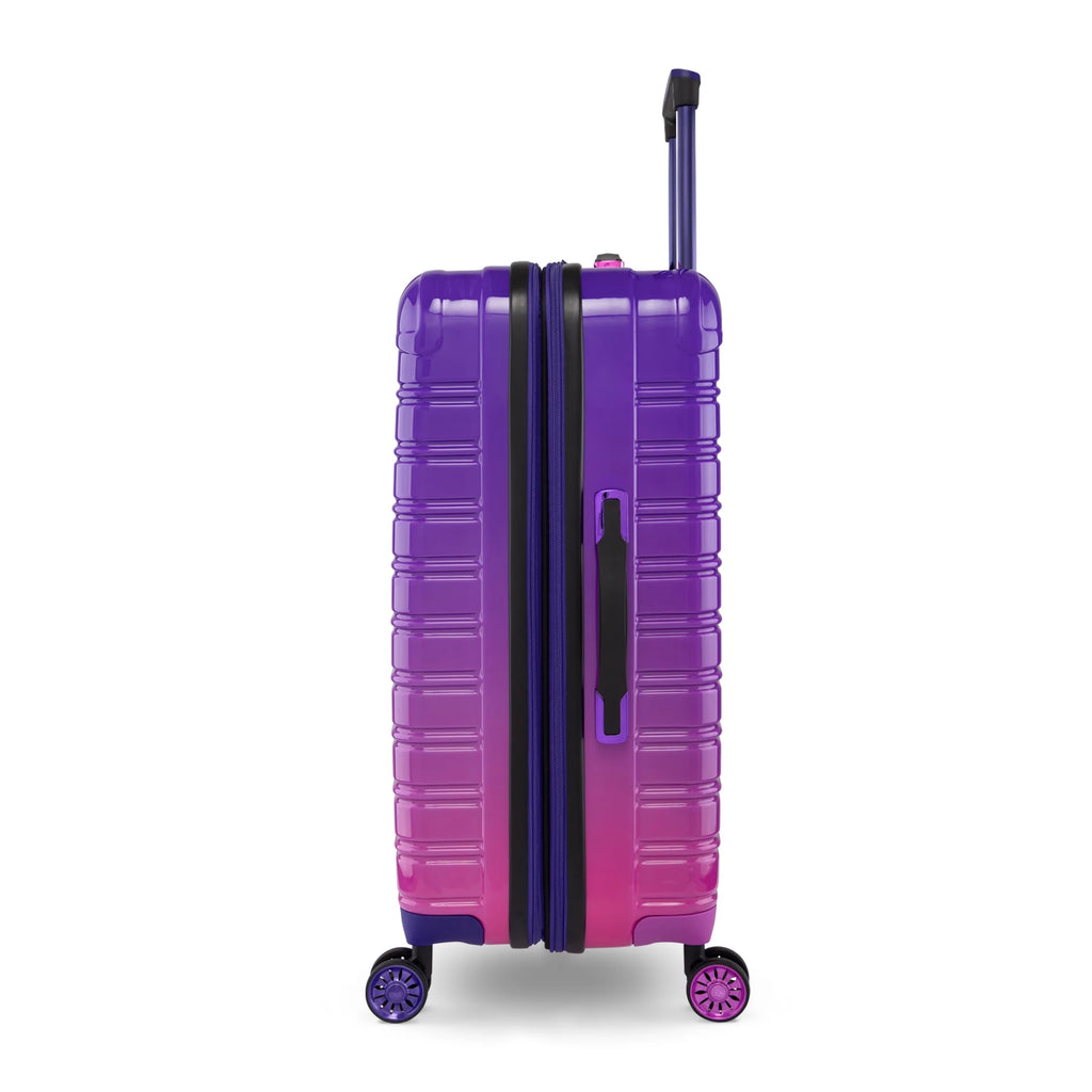 iFLY Hardside Fibertech 3.0 2 Piece Set, 20" Carry-on and 28" Checked Luggage, Gadget Gray