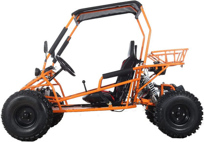 X-Pro New Rover 125cc Gas Powered Go Kart 3 Semi-Automatic Transmission w/Reverse Big 18"/19" Wheels
