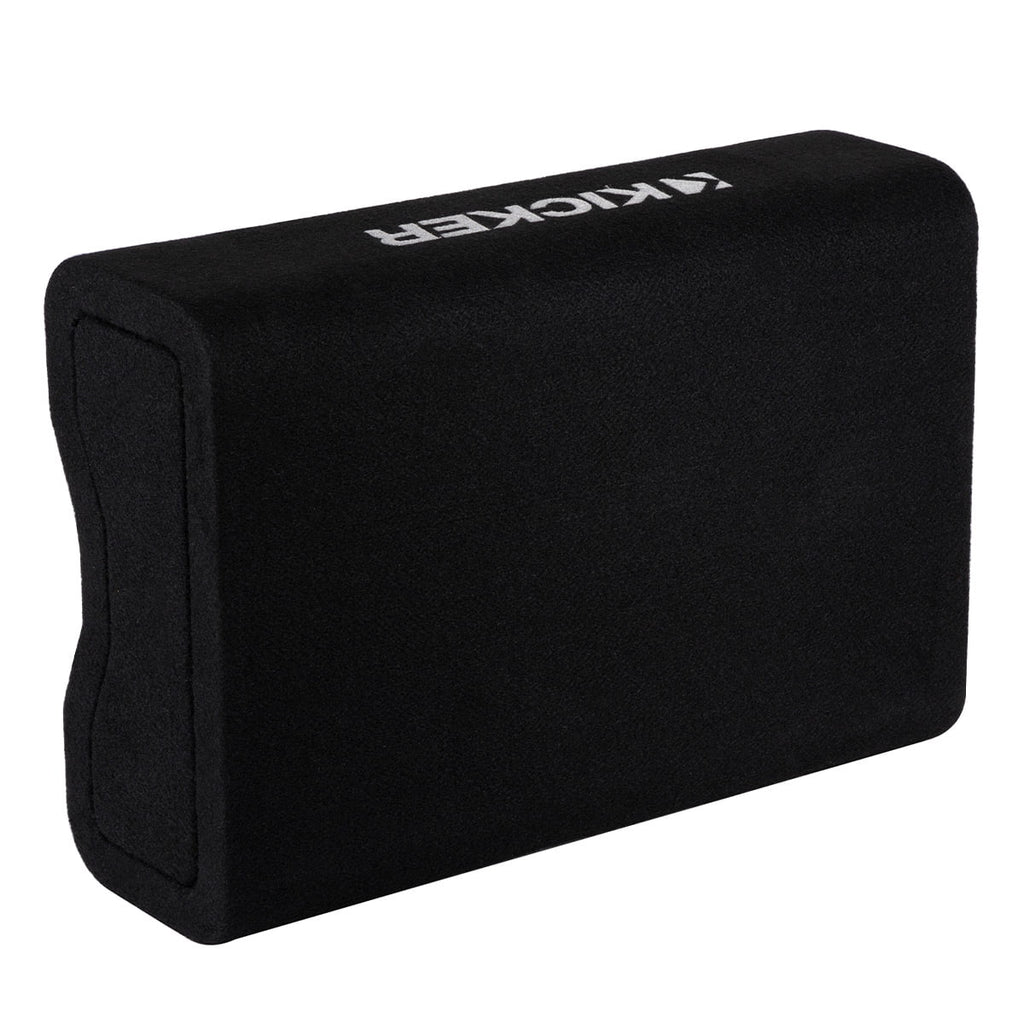 Kicker CompRT 10" Down Firing Loaded Subwoofer Enclosure Black, 2 Ohm