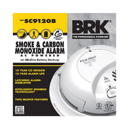 First Alert BRK SC9120B (2 pack) Smoke & Carbon Monoxide Detector w/ Batt Backup