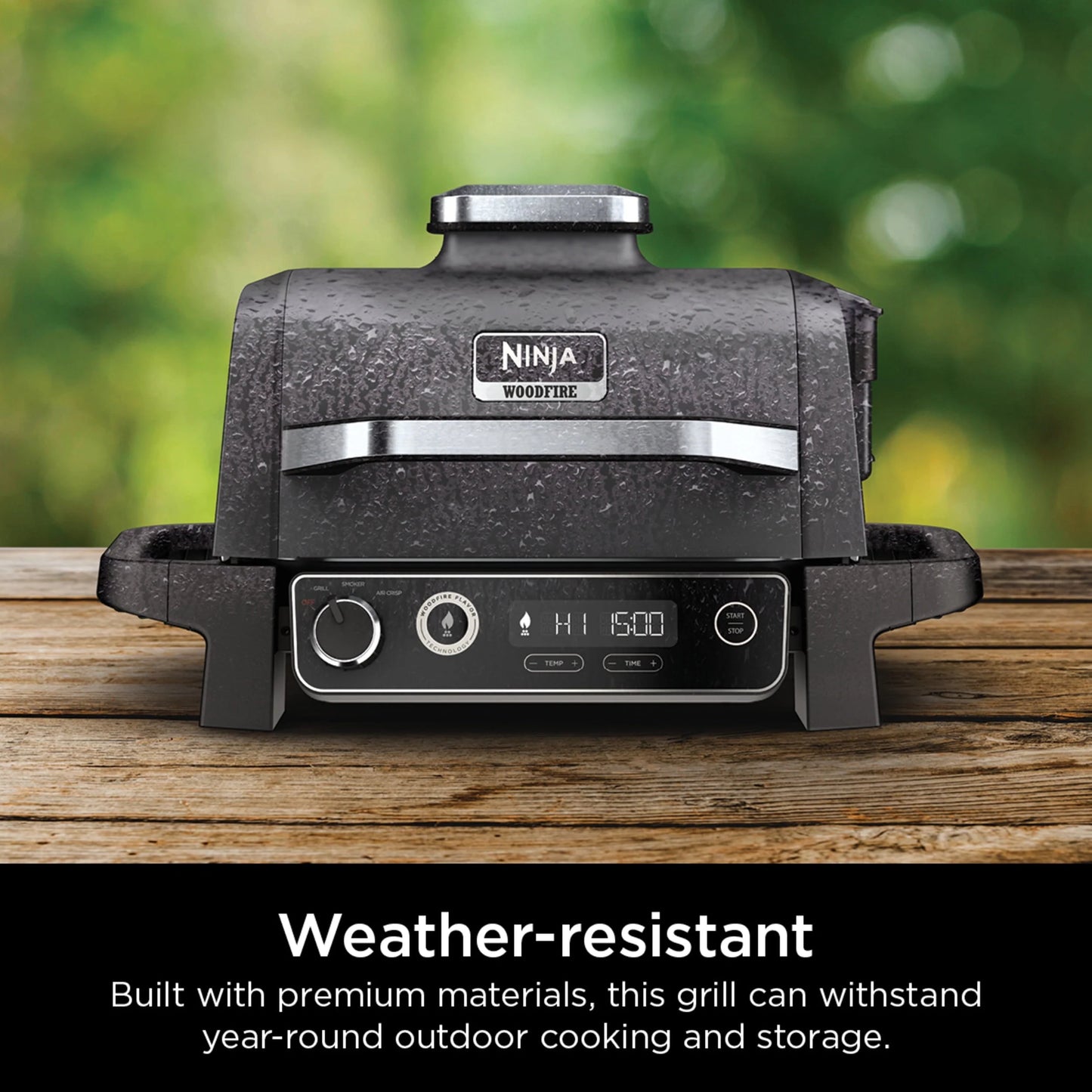 Ninja Woodfire 3-in-1 Outdoor Grill, Master Grill, BBQ Smoker, & Outdoor Air Fryer with Woodfire Technology, OG700