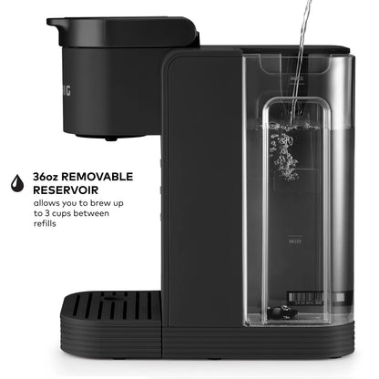 Keurig K-Iced Essentials Iced and Hot Single-Serve K-Cup Pod Coffee Maker, White