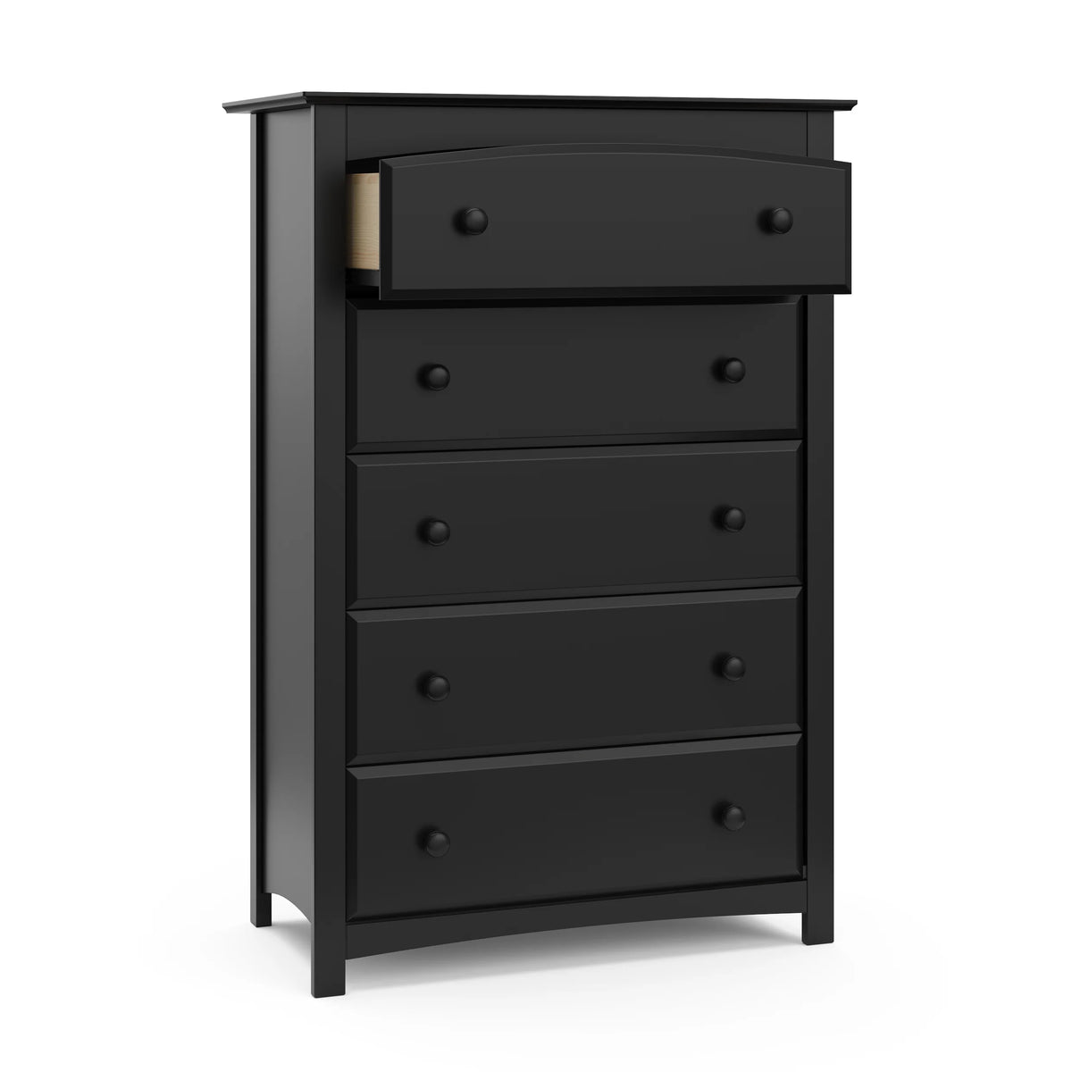 Storkcraft Kenton 5 Drawer Nursery Dresser, Pebble Gray