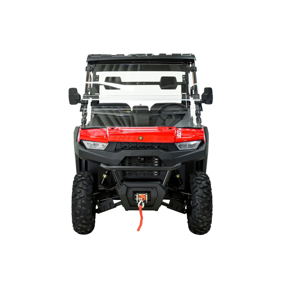 Massimo Buck 450 Side by Side UTV, EFI, 4 Stroke, 325cc, 25.5 HP, 4X4, 3000lb Winch - Red