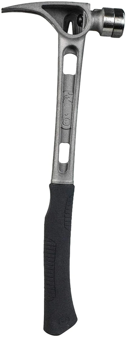 Stiletto TB3SC 15 oz TiBone III Titanium Hammer with Smooth Face Curved Handle