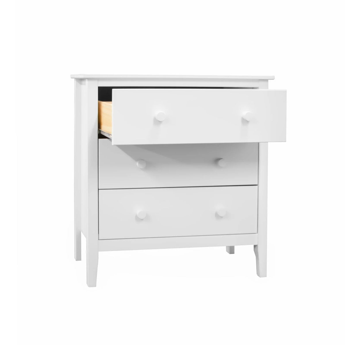 Adeptus Solid Wood Easy Pieces 4 Drawer Chest of Drawers - White