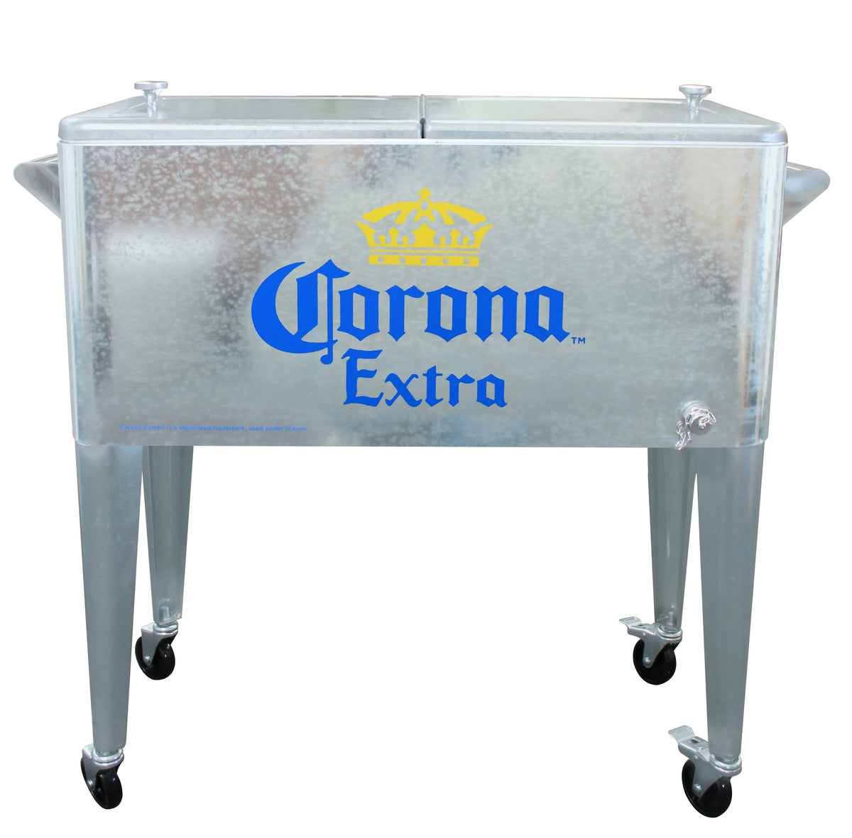 Leigh Country MC 47902 80 qt. Galvanized Corona Outdoor Cooler, Silver