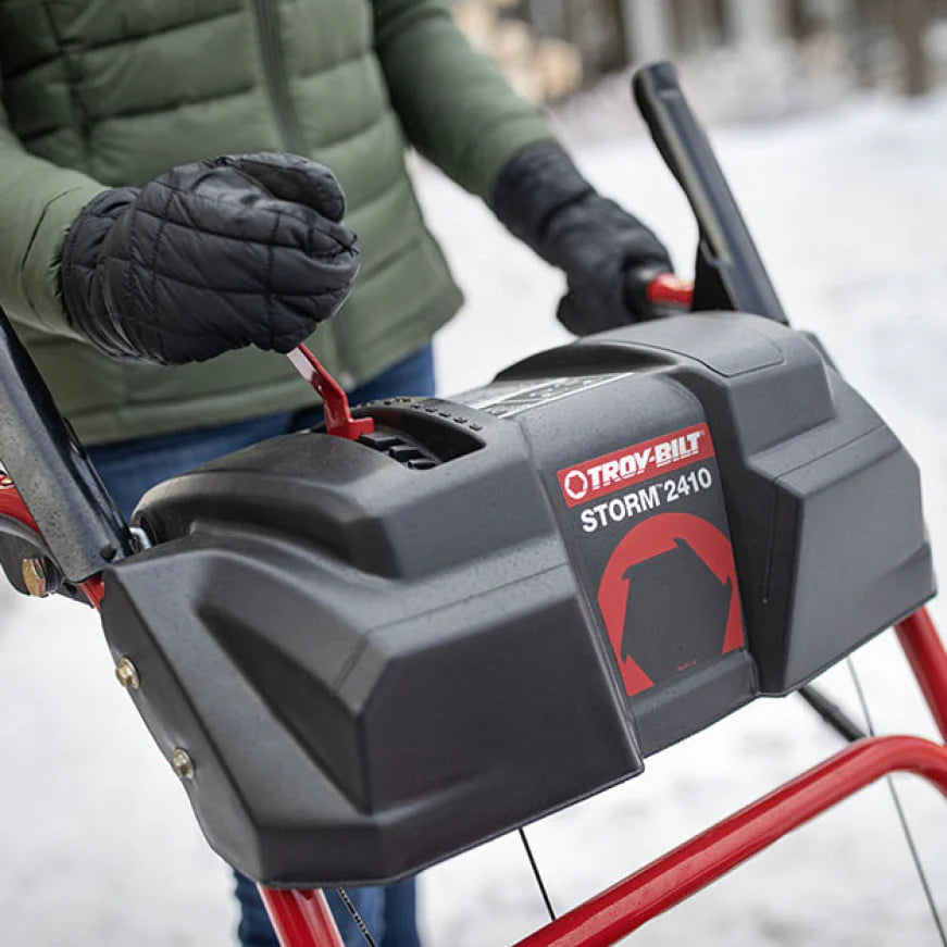 Troy-Bilt Storm 2410 24 in. Two-Stage 208cc Electric Start Self Propelled Gas Snow Blower Remanufactured