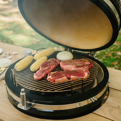 Ash & Ember 18" Kamado Grill Kit, 265 Sq In Cooking Space