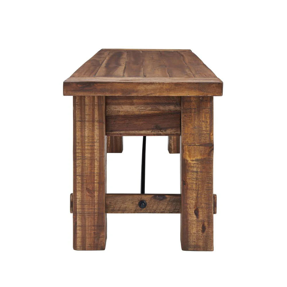Alaterre Durango 60"L Wood Entryway/Dining Bench