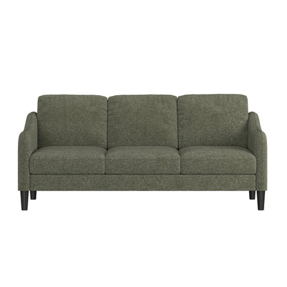Mainstays Westley Swoop Arm Sofa, Burnt Orange