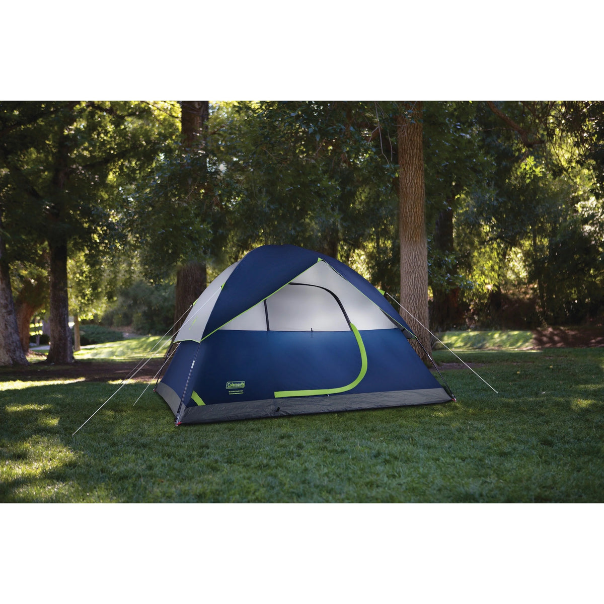 Coleman 6-Person Sundome Dome Camping Tent, Blue