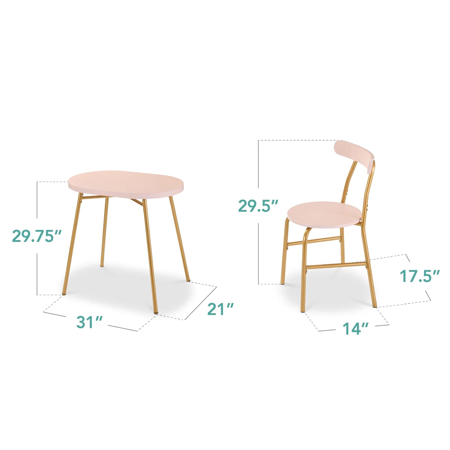 Best Choice Products 3-Piece Modern Oval Dining Table Set, Small Kitchen Dinette w/ 2 Chairs - Black/Black